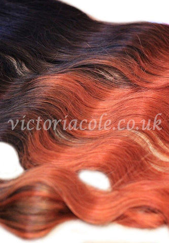 24" Cambodian Body Wave Ombre 1B/4/350 Virgin Hair