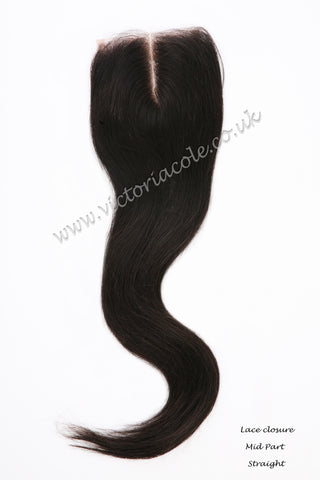 Straight Lace Closure 18"