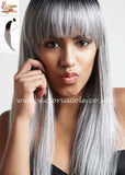 1B Grey Ombre Straight Virgin Hair